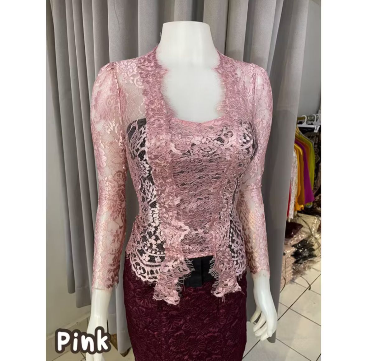 Kebaya Brokat Metalic